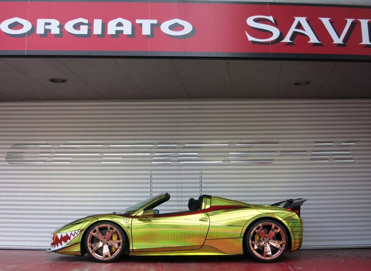 Ferrari 458 Spider ‘Golden Shark’