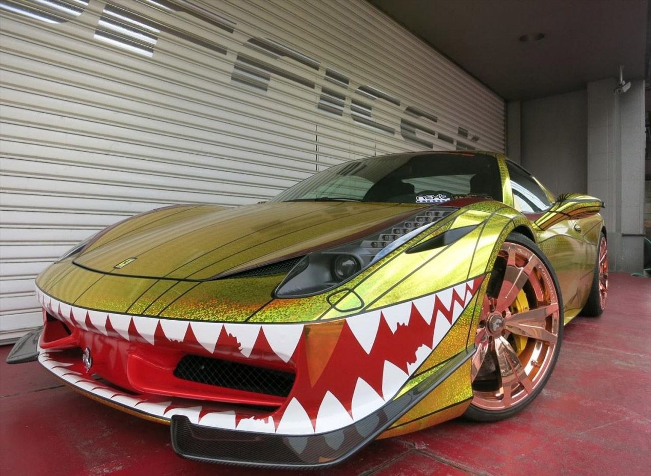 Ferrari 458 Spider ‘Golden Shark’