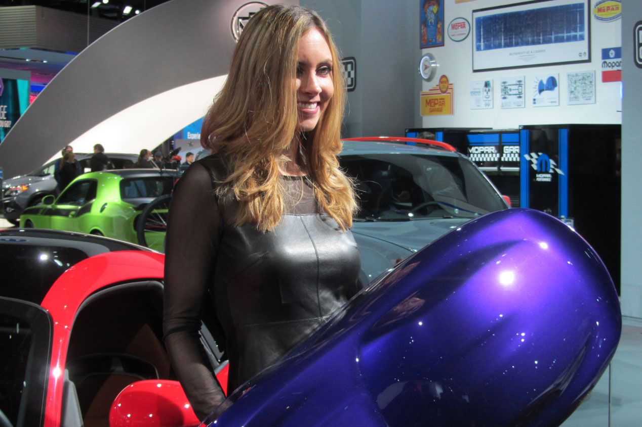 Las chicas más guapas del Salón de Detroit 2015