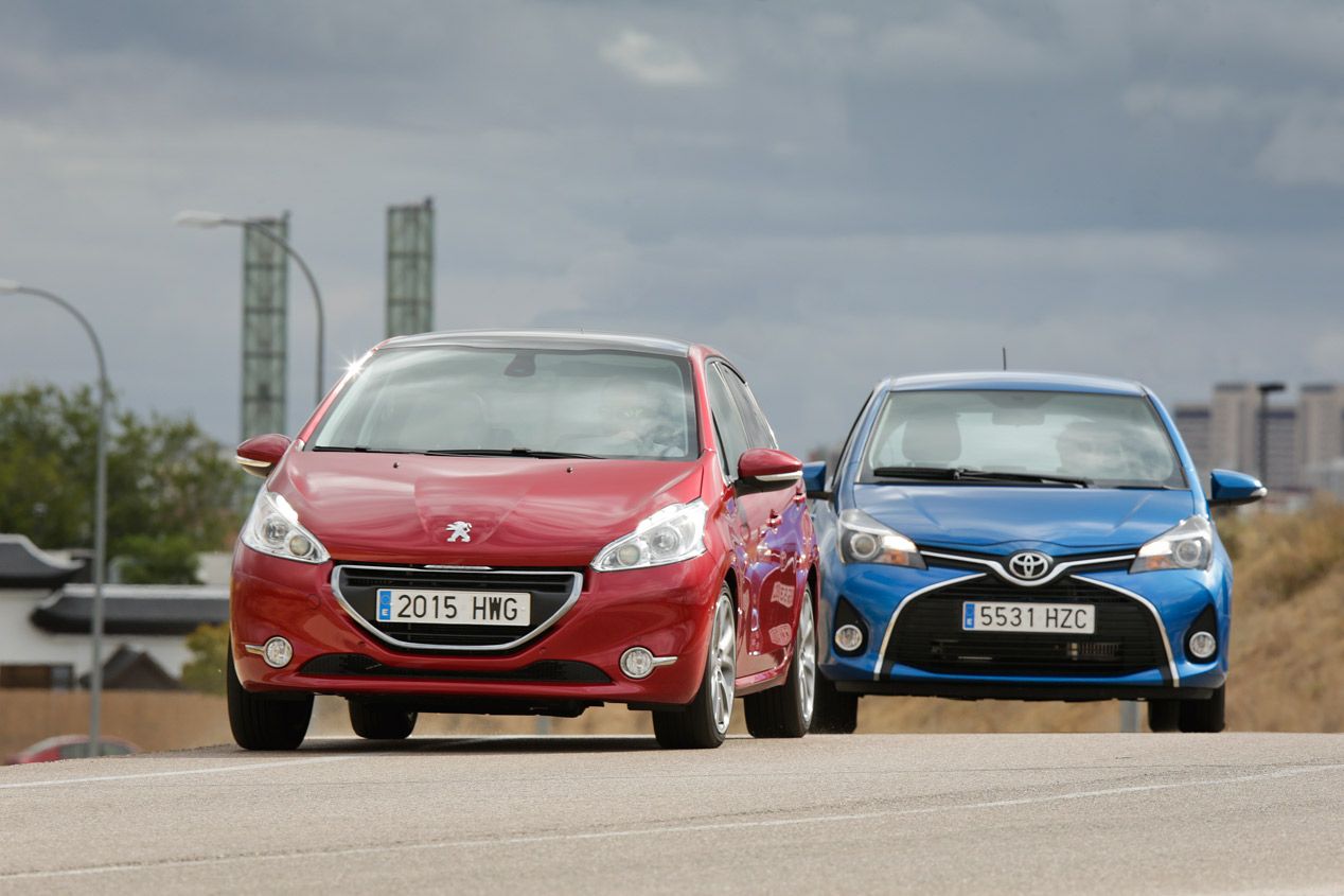 Comparativa: Peugeot 208 1.6 e-HDi vs Toyota Yaris 1.4 D-4D
