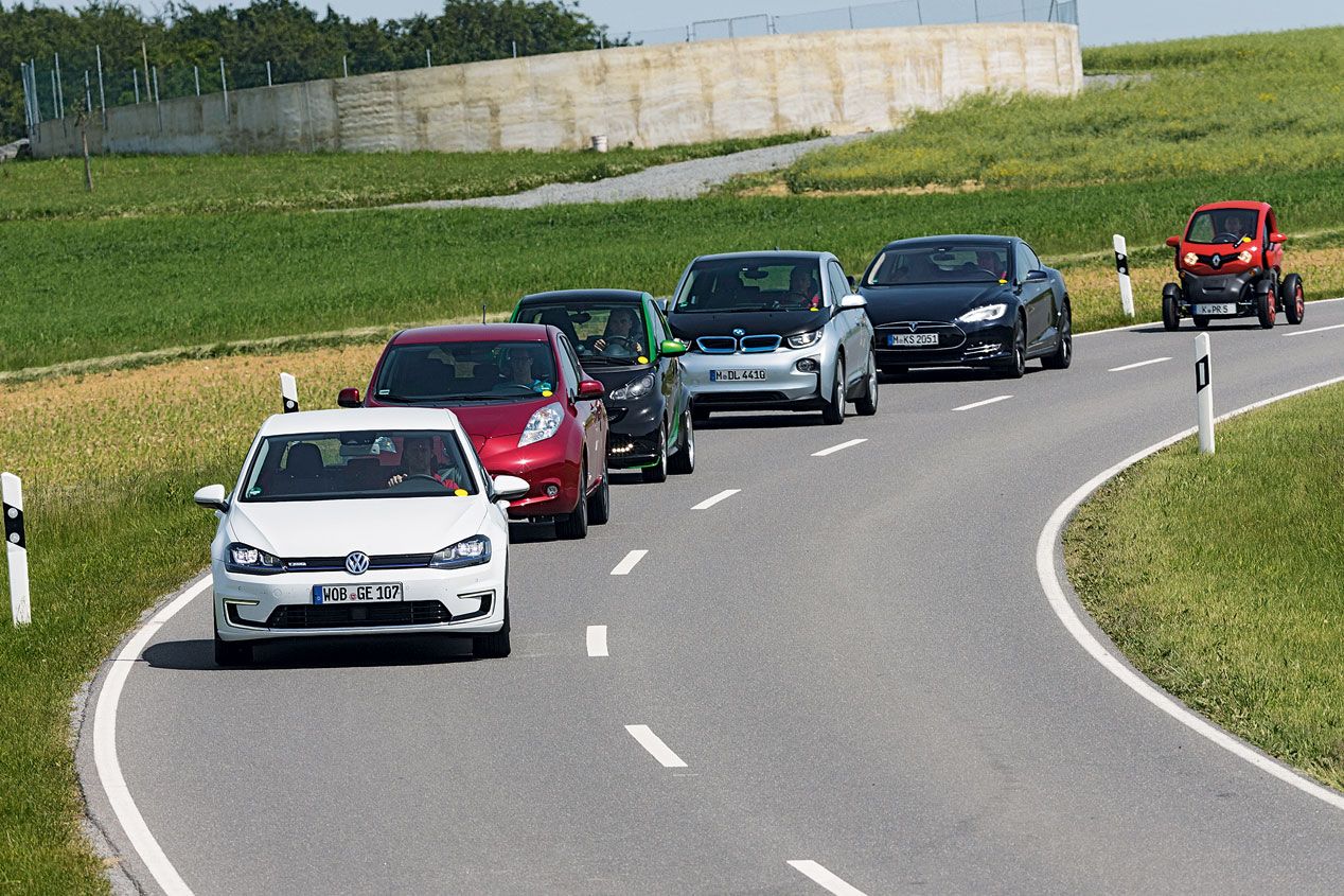 6 de los mejores coches eléctricos, al límite