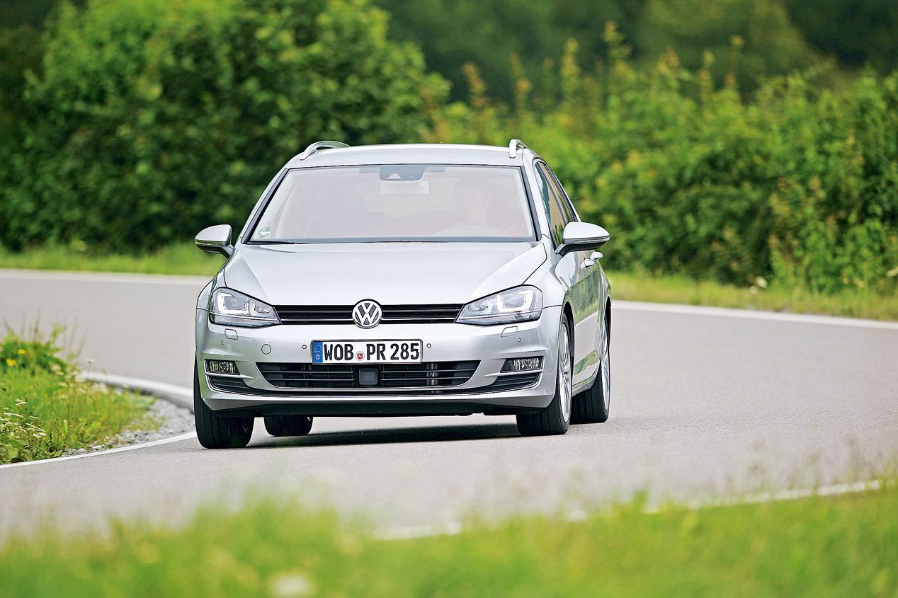 Comparativa: VW Golf 1.6 TDi, VW Golf Variant 1.6 TDi y VW Golf Sportsvan 1.6 TDi