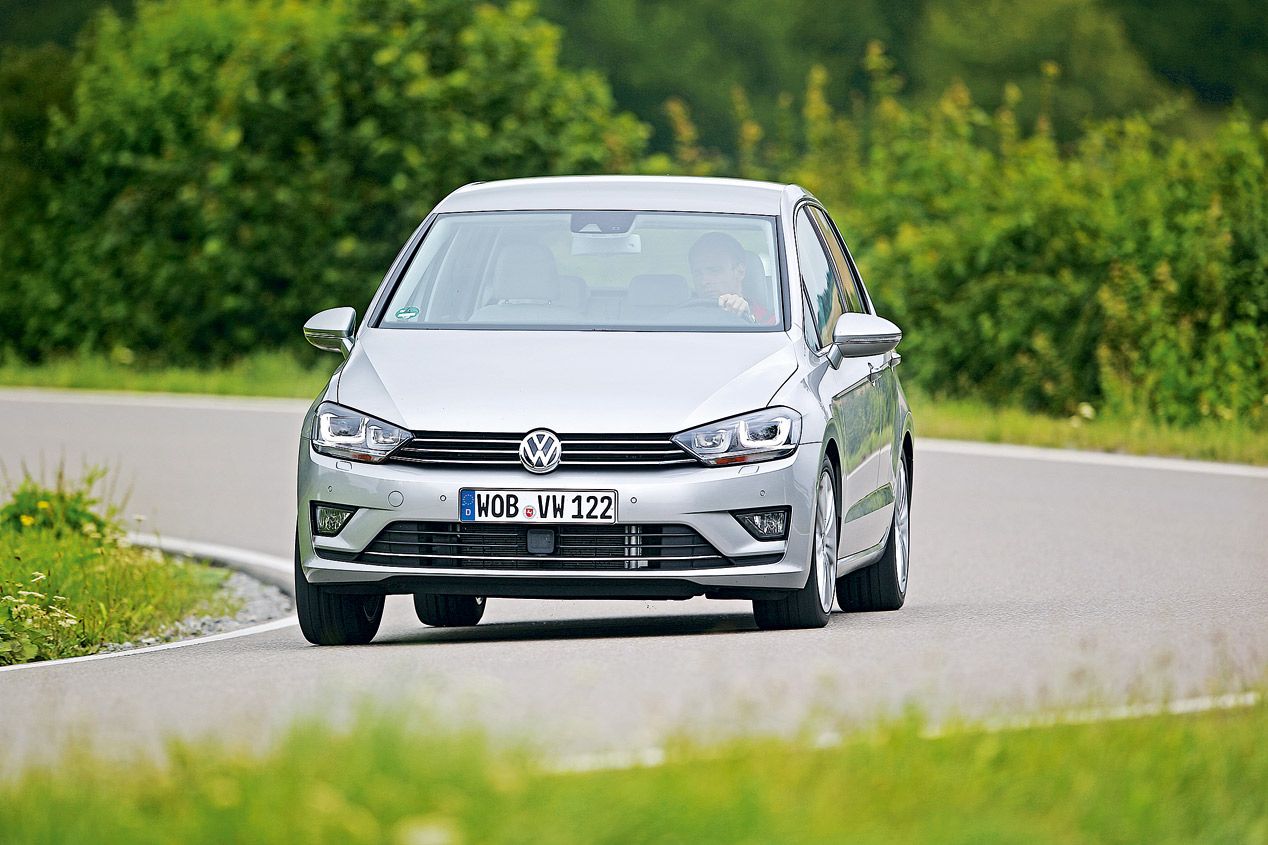 Comparativa: VW Golf 1.6 TDi, VW Golf Variant 1.6 TDi y VW Golf Sportsvan 1.6 TDi
