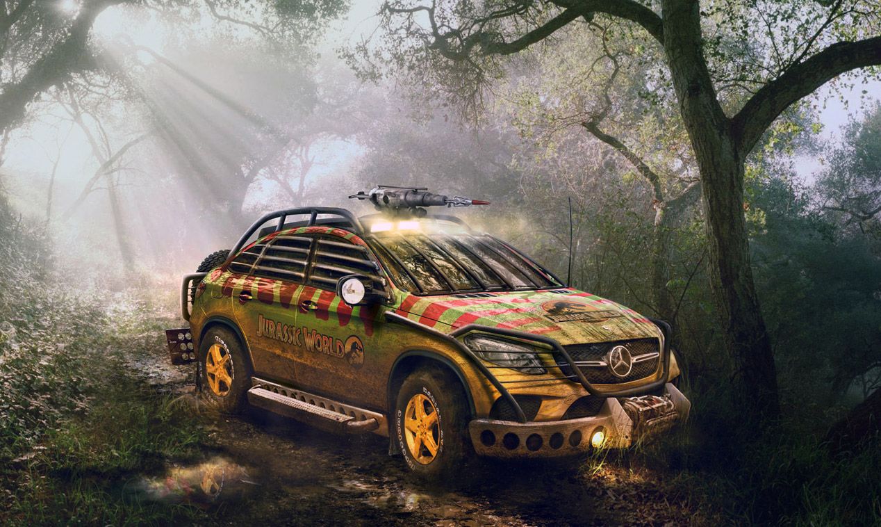 Los Mercedes de Jurassic World