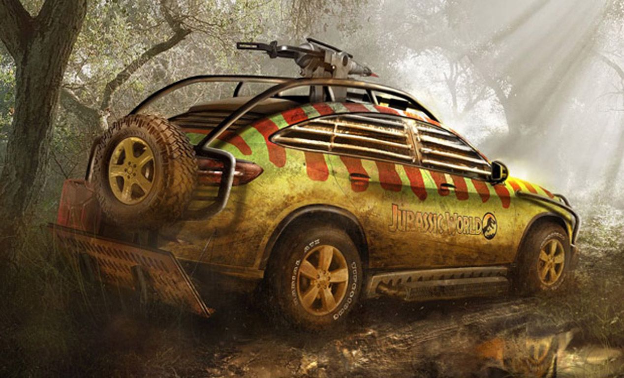 Los Mercedes de Jurassic World