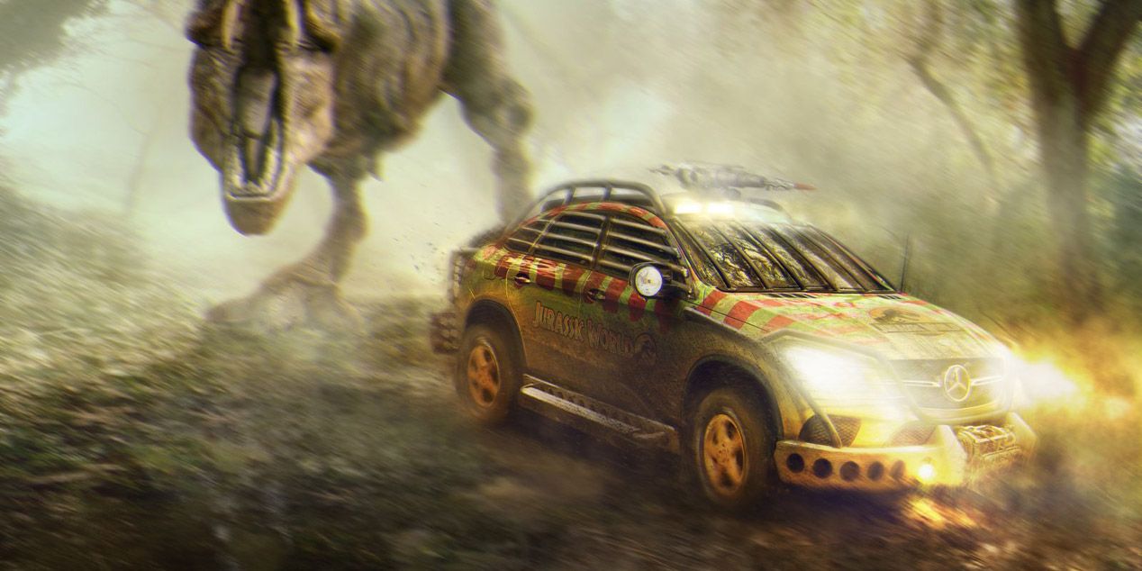 Los Mercedes de Jurassic World