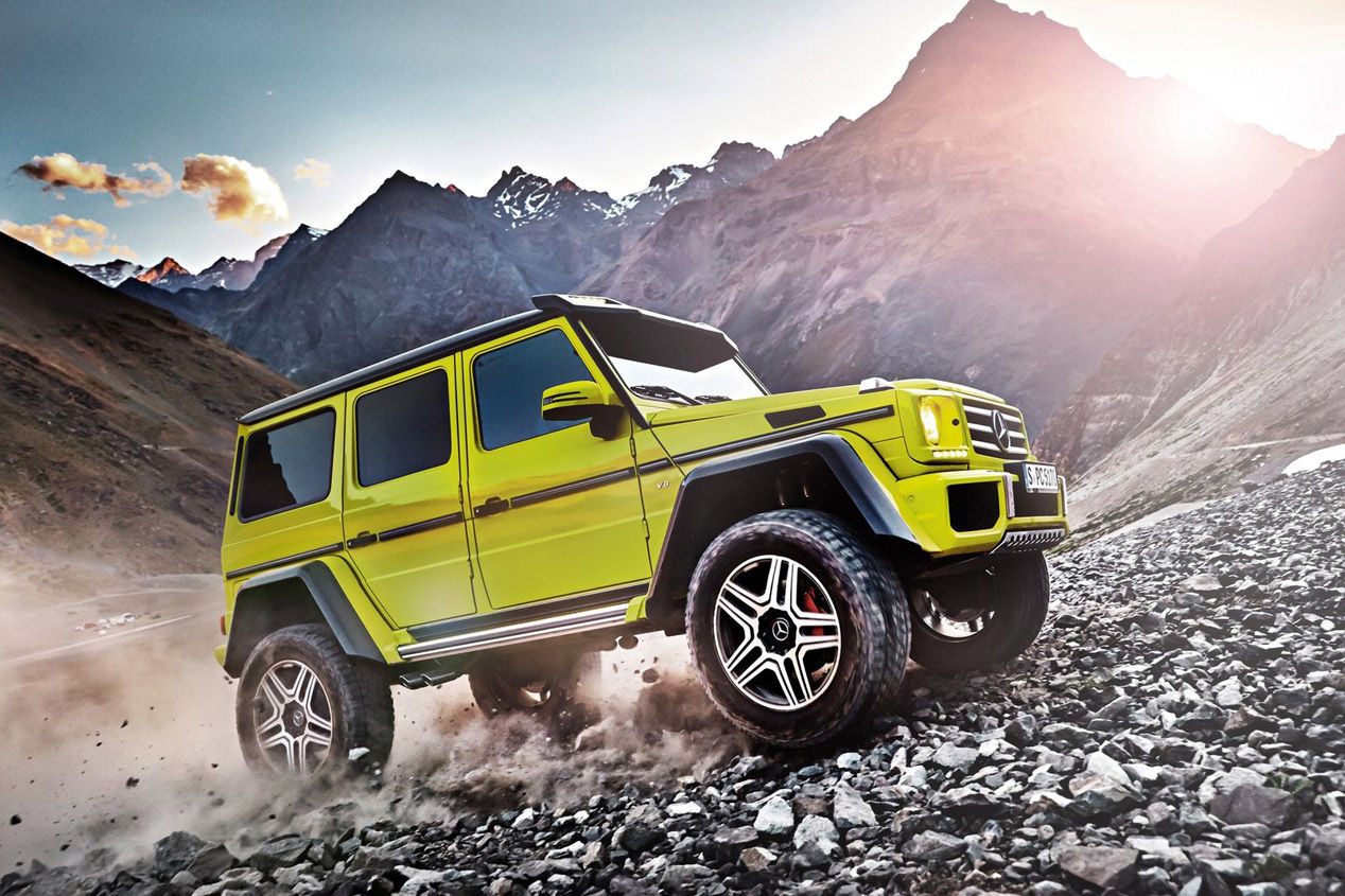 Mercedes G500 4×4², preparado para la guerra