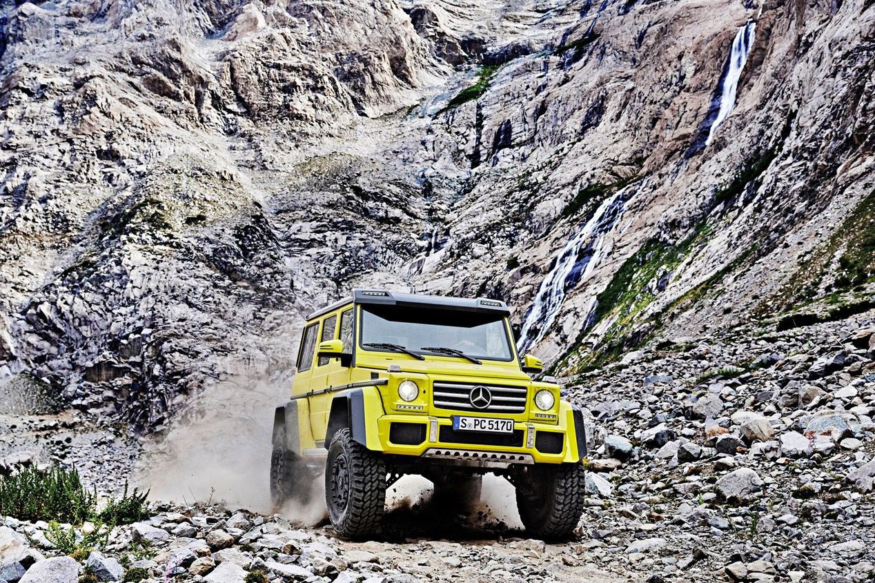 Mercedes G500 4×4², preparado para la guerra