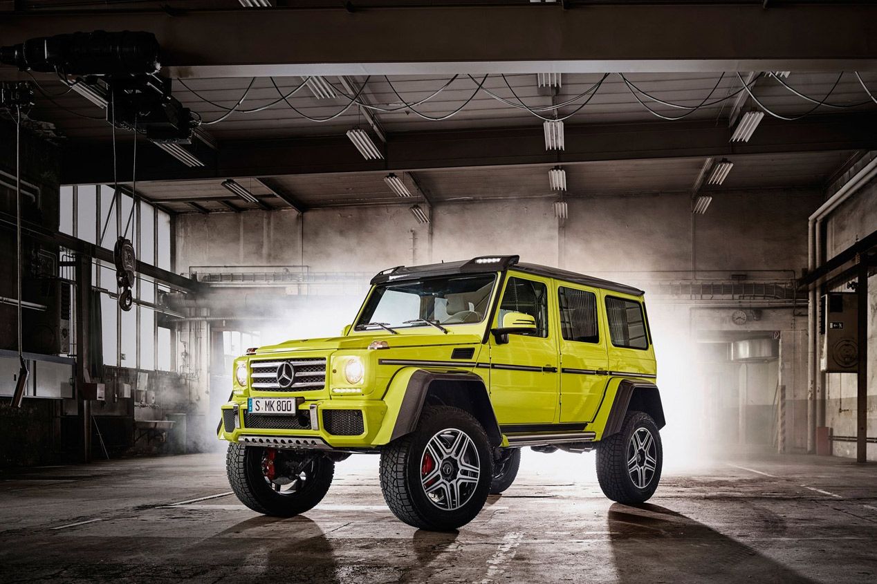 Mercedes G500 4×4², preparado para la guerra