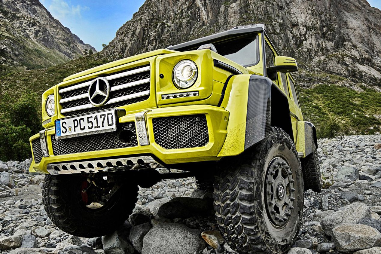 Mercedes G500 4×4², preparado para la guerra