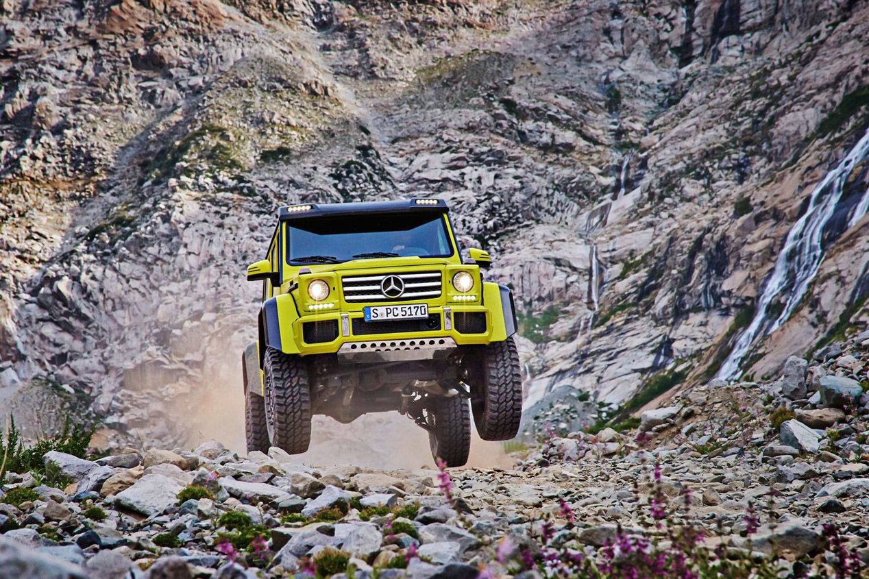 Mercedes G500 4×4², preparado para la guerra