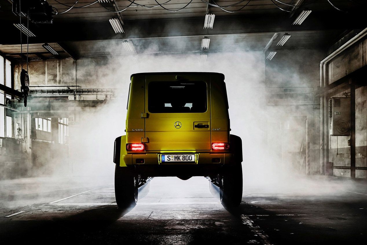 Mercedes G500 4×4², preparado para la guerra