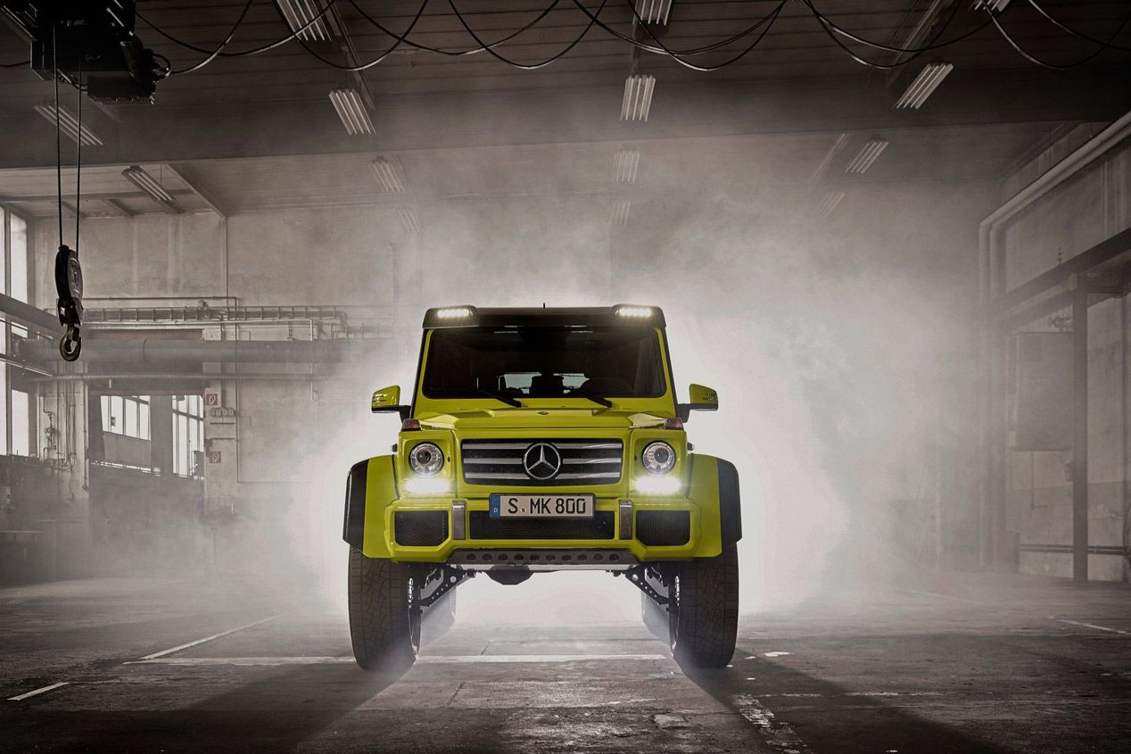Mercedes G500 4×4², preparado para la guerra