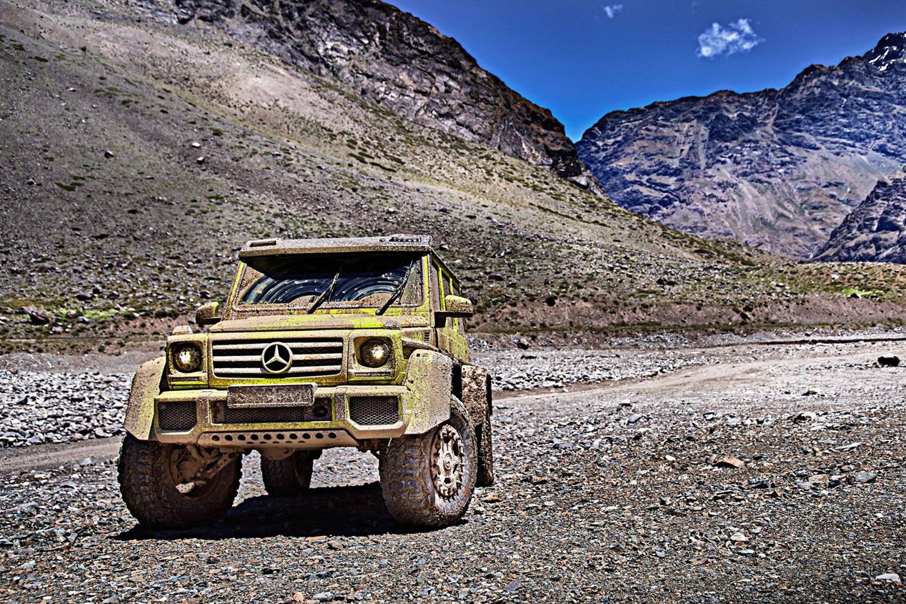 Mercedes G500 4×4², preparado para la guerra