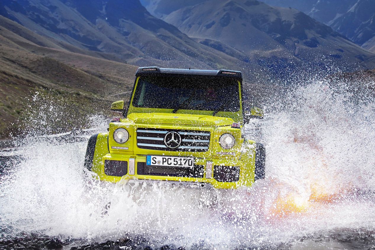 Mercedes G500 4×4², preparado para la guerra