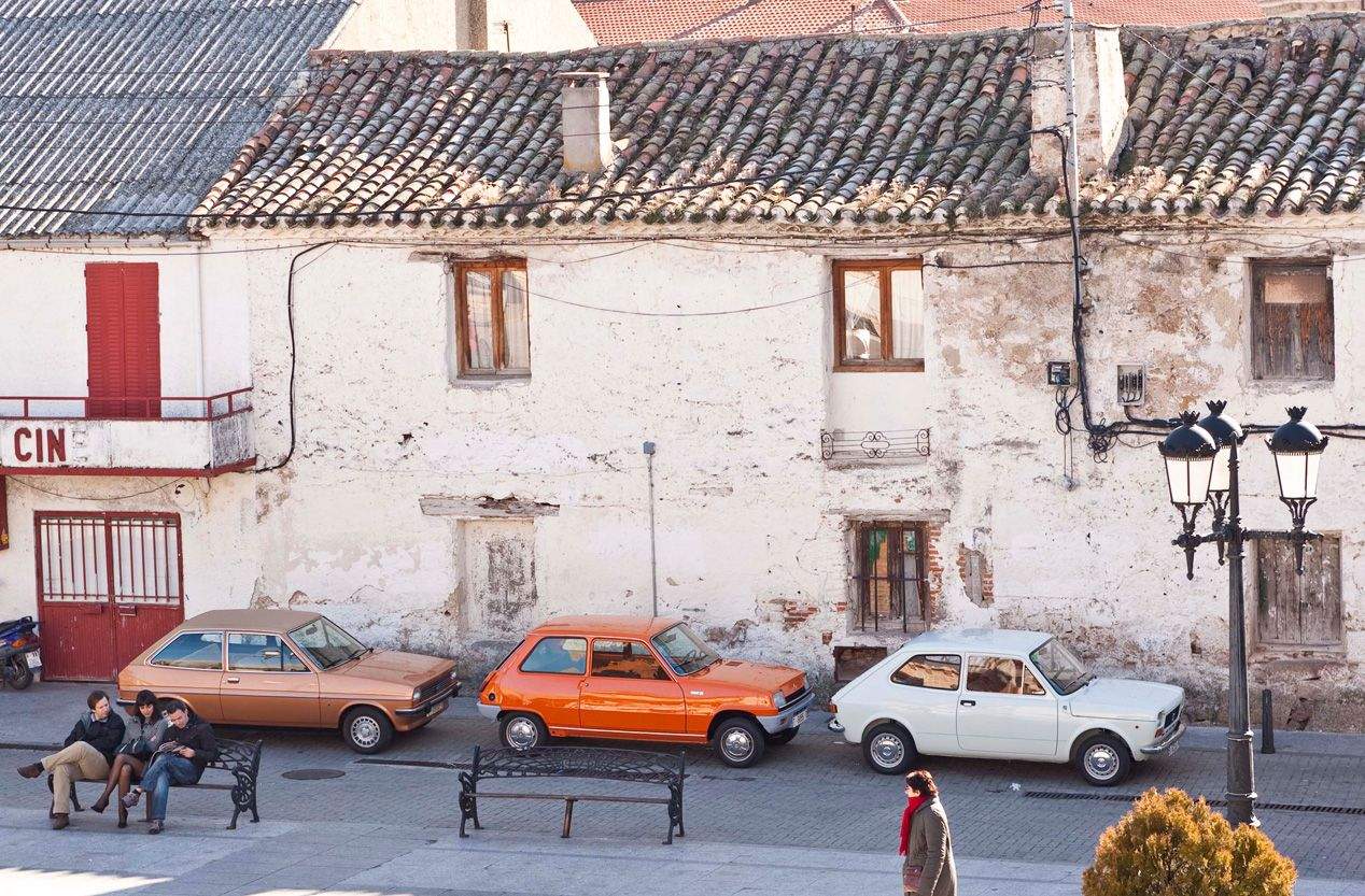 Seat 127, Renault 5 y Ford Fiesta: sensacional cartel