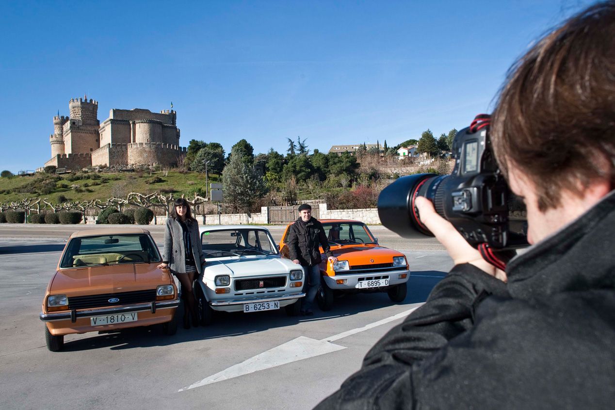 Seat 127, Renault 5 y Ford Fiesta: sensacional cartel