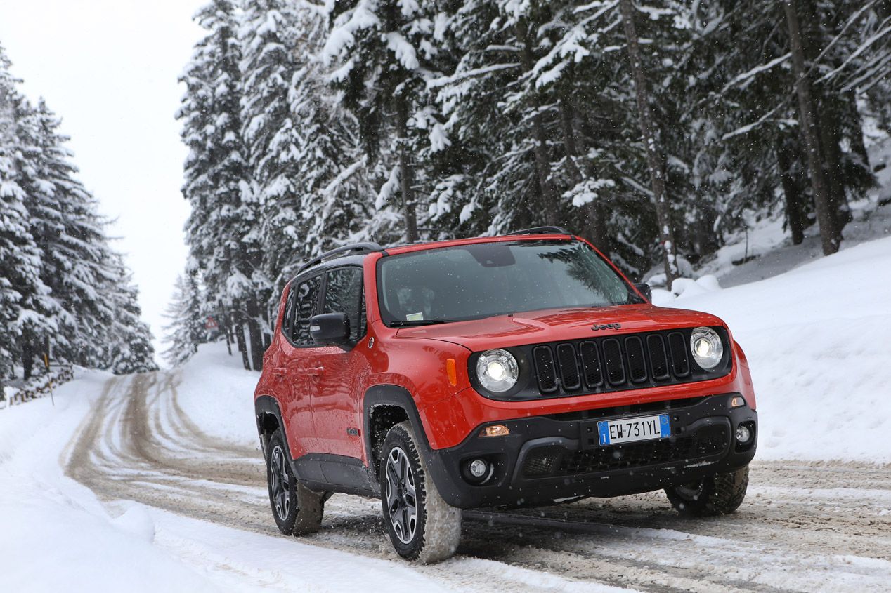 Fiat 500X y Jeep Renegade, prueba en nieve y hielo
