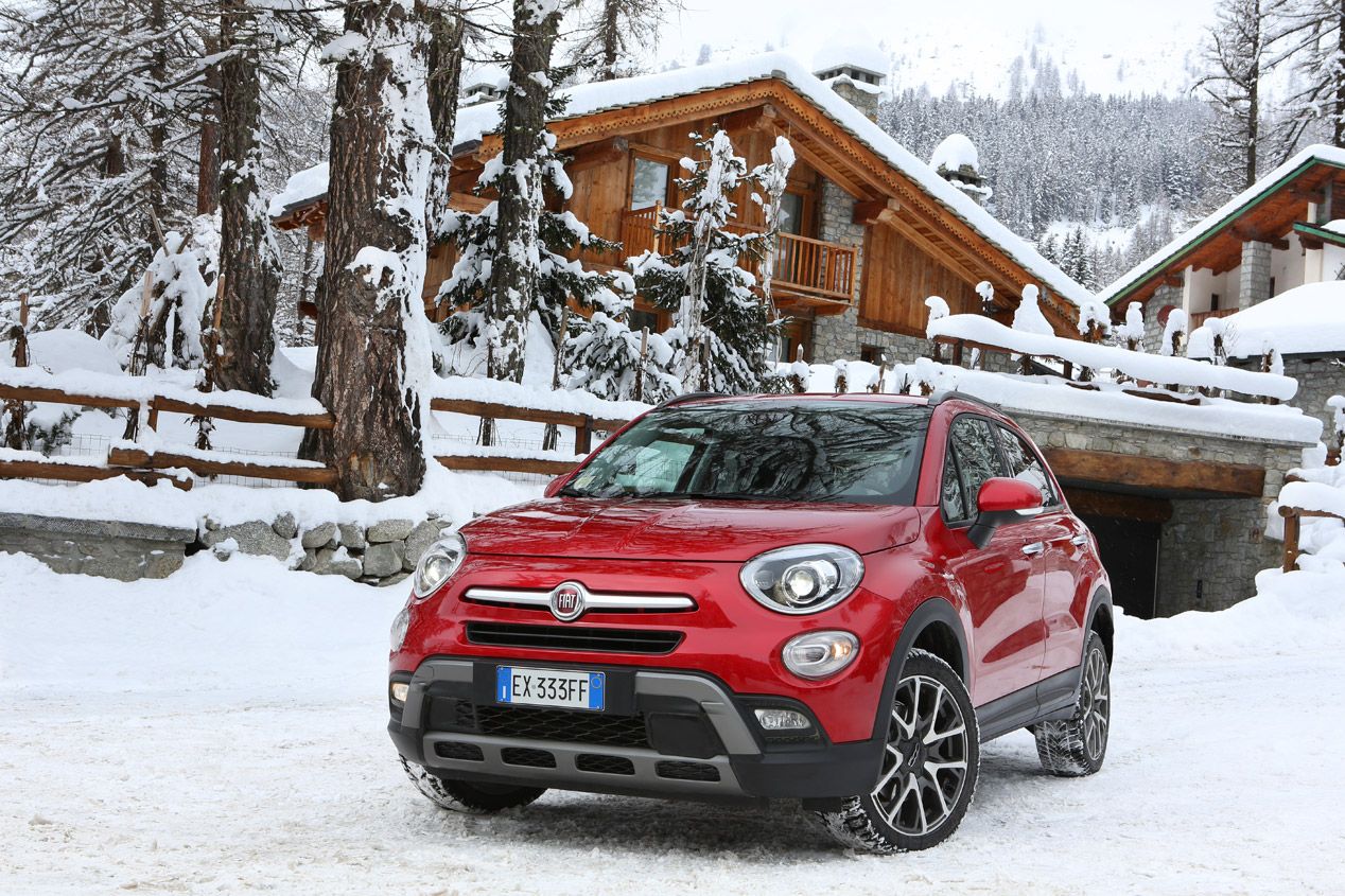 Fiat 500X y Jeep Renegade, prueba en nieve y hielo