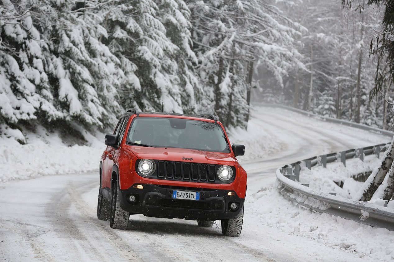 Fiat 500X y Jeep Renegade, prueba en nieve y hielo
