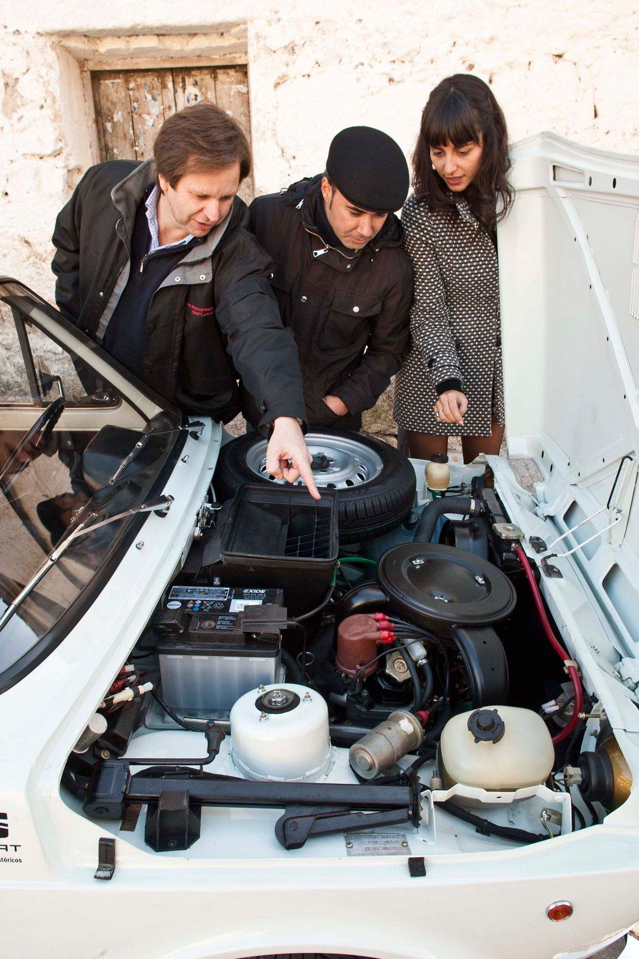 Seat 127, Renault 5 y Ford Fiesta: sensacional cartel