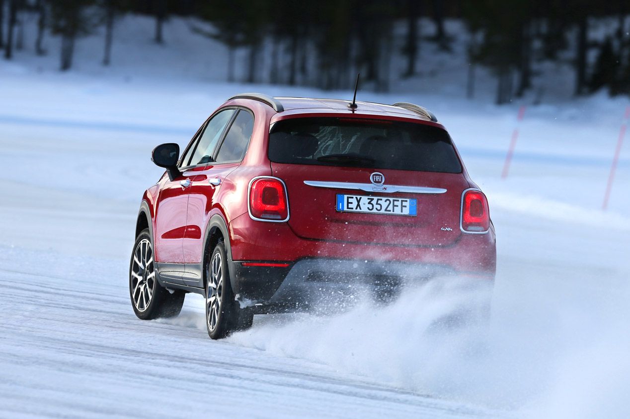 Fiat 500X y Jeep Renegade, prueba en nieve y hielo