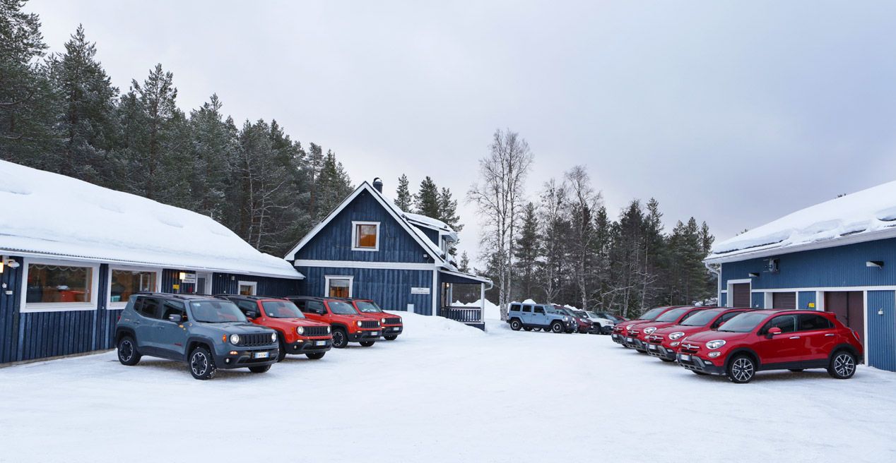 Fiat 500X y Jeep Renegade, prueba en nieve y hielo