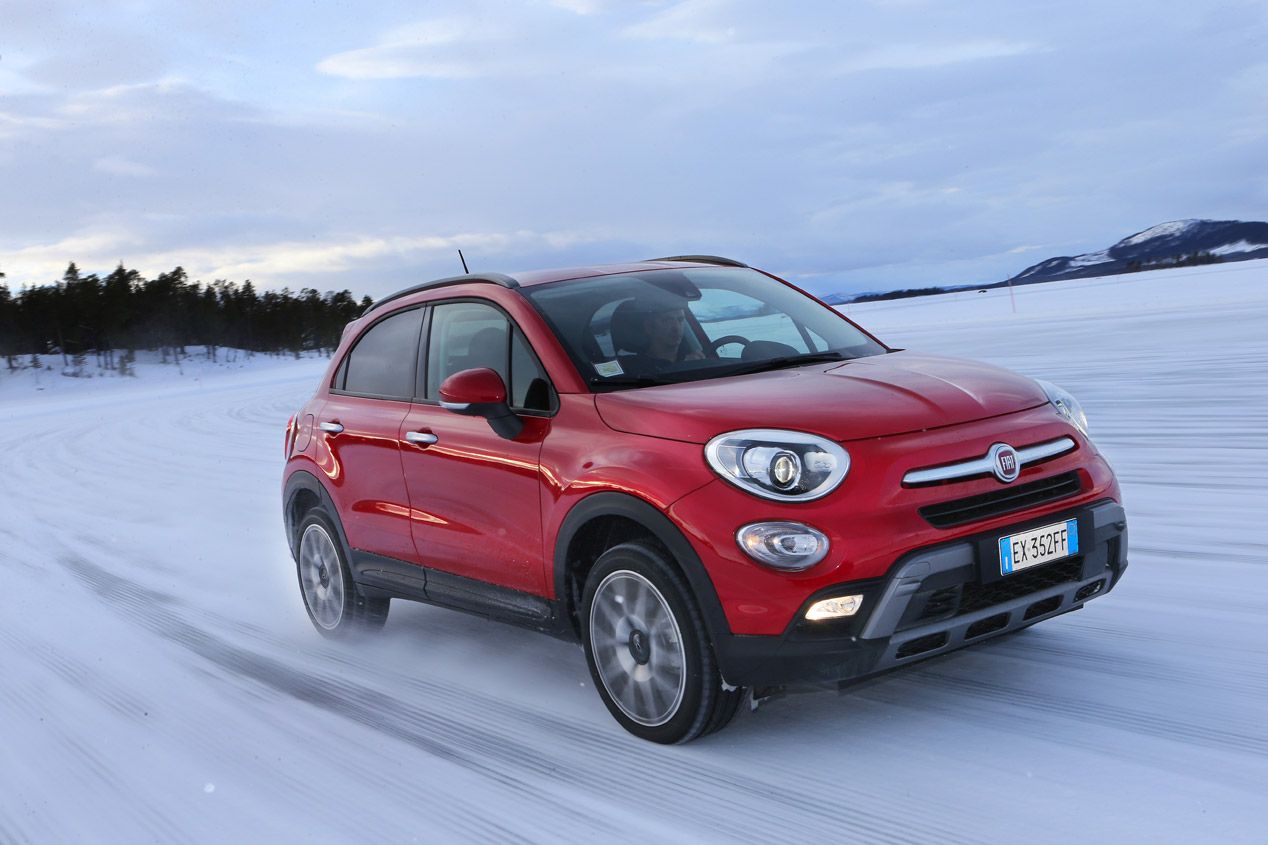 Fiat 500X y Jeep Renegade, prueba en nieve y hielo