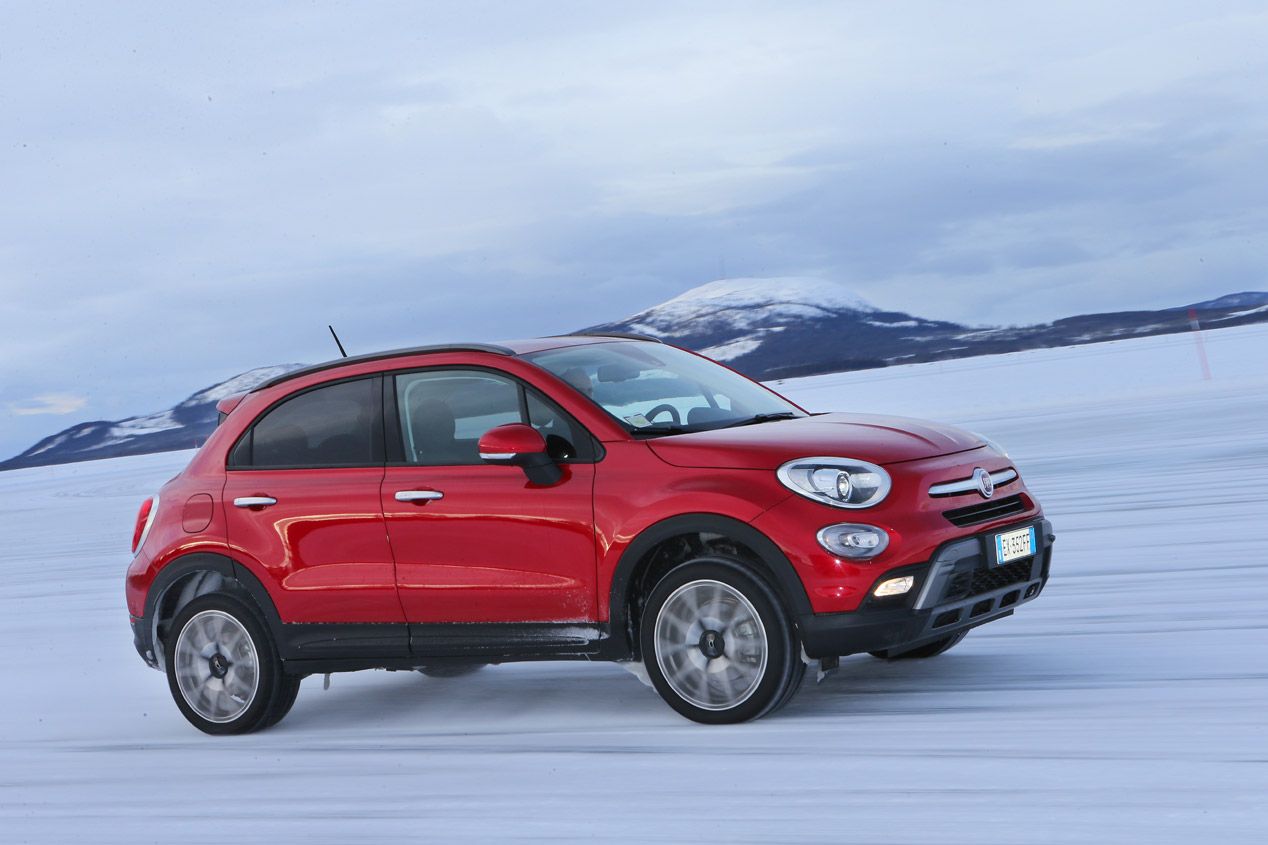 Fiat 500X y Jeep Renegade, prueba en nieve y hielo