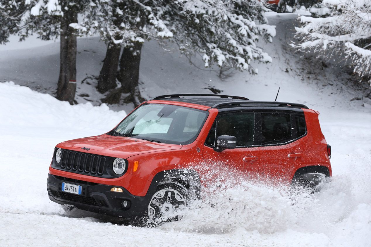 Fiat 500X y Jeep Renegade, prueba en nieve y hielo