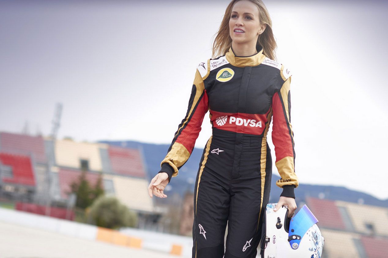 Carmen Jordá,  piloto de desarrollo de Lotus