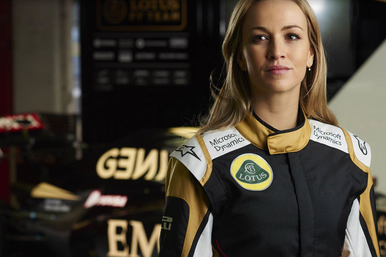 Carmen Jordá,  piloto de desarrollo de Lotus
