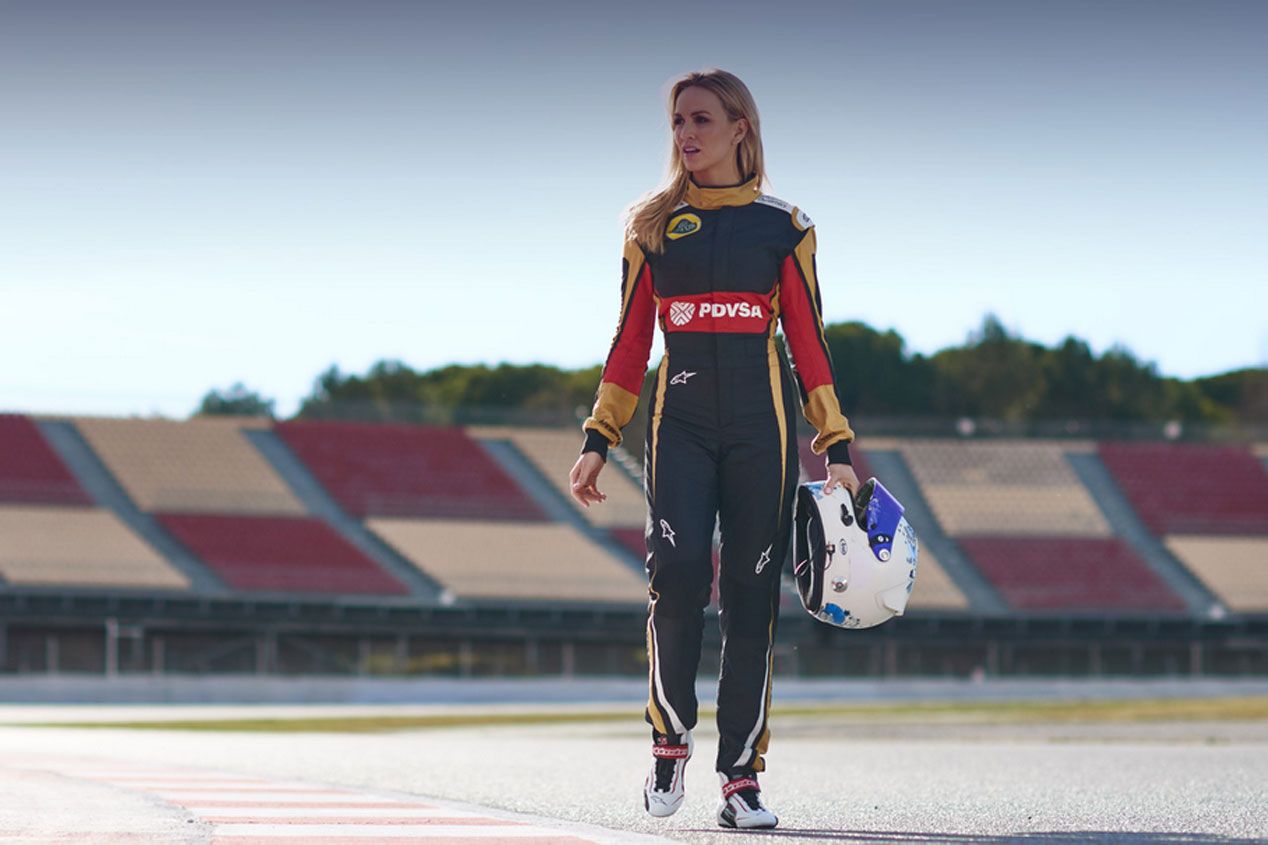 Carmen Jordá,  piloto de desarrollo de Lotus