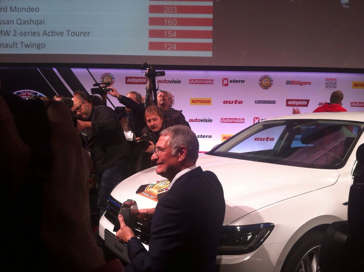 VW Passat, Coche del Año 2015 en Europa