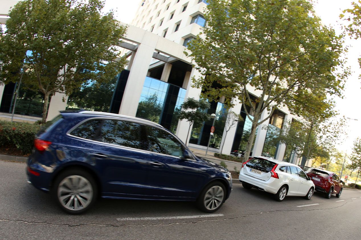 Comparativa: Audi Q5 Hybrid & Lexus NX 300h & Volvo V60 Plug-in Hybrid