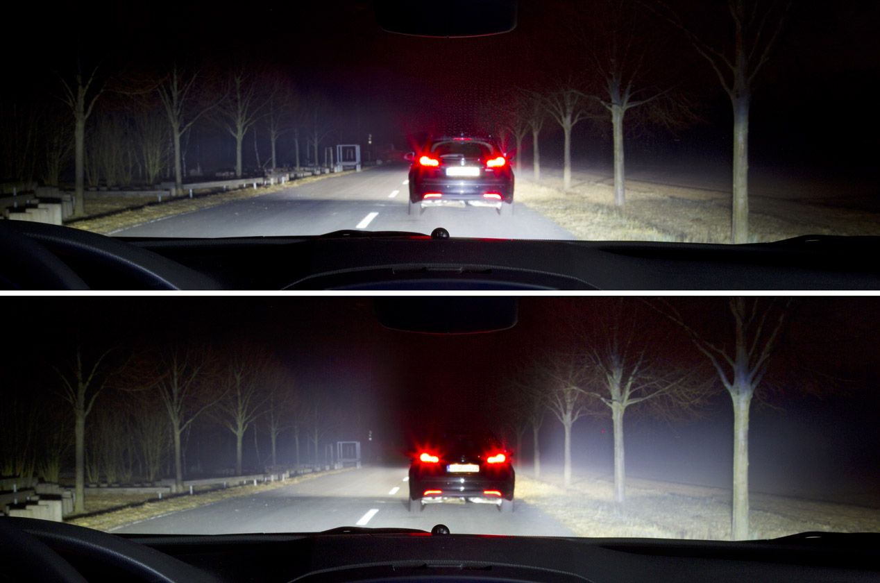 Nueva tecnología AFL  de iluminación adaptativa de Opel