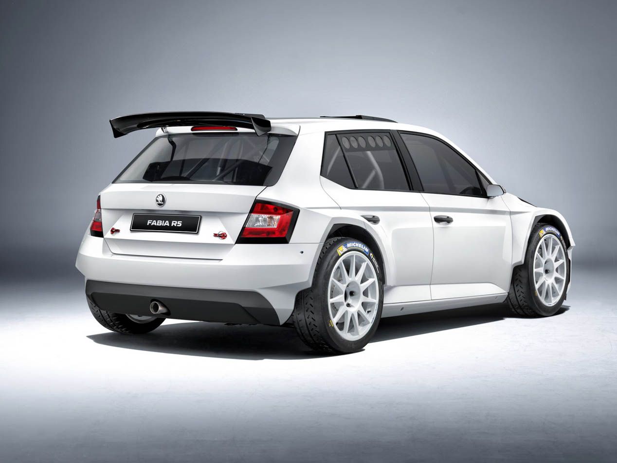Skoda Fabia R5 de rallyes