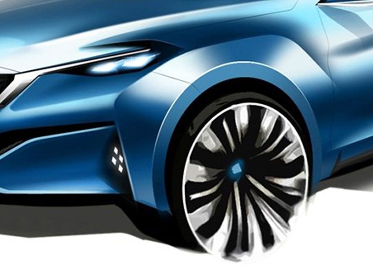 Nissan Venucia y su futurista coupé de cuatro puertas