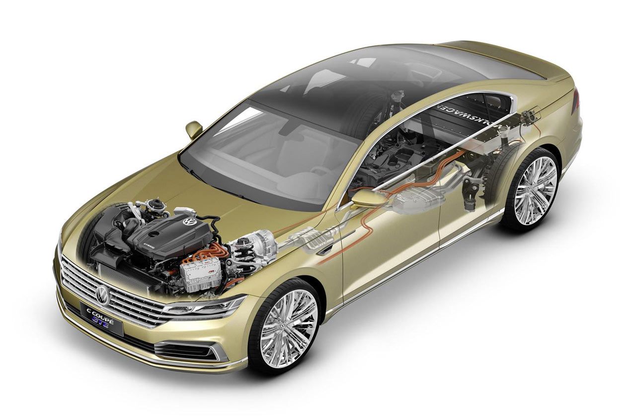 Volkswagen C Coupé GTE Concept, nuevo híbrido enchufable para China