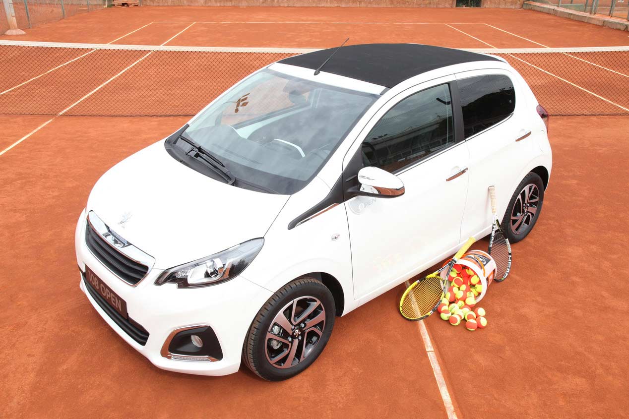 Peugeot 108 Open, homenaje al tenis