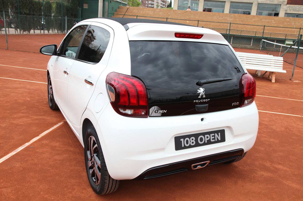 Peugeot 108 Open, homenaje al tenis