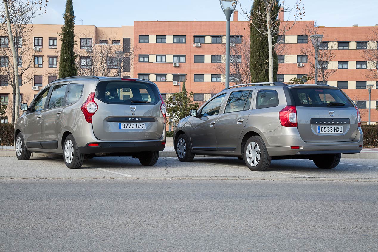 Dacia Lodgy dCi 110 7plz vs   Dacia Logan MCV dCi 90