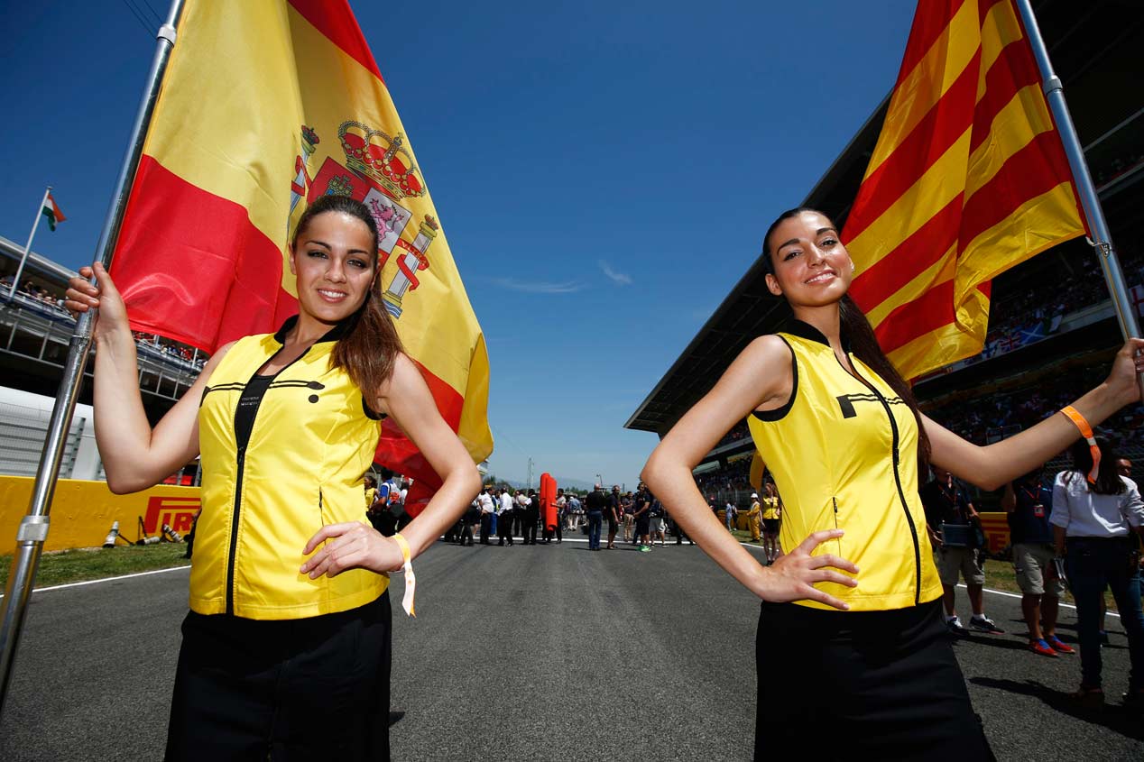 Las chicas del GP de España 2015 de F1