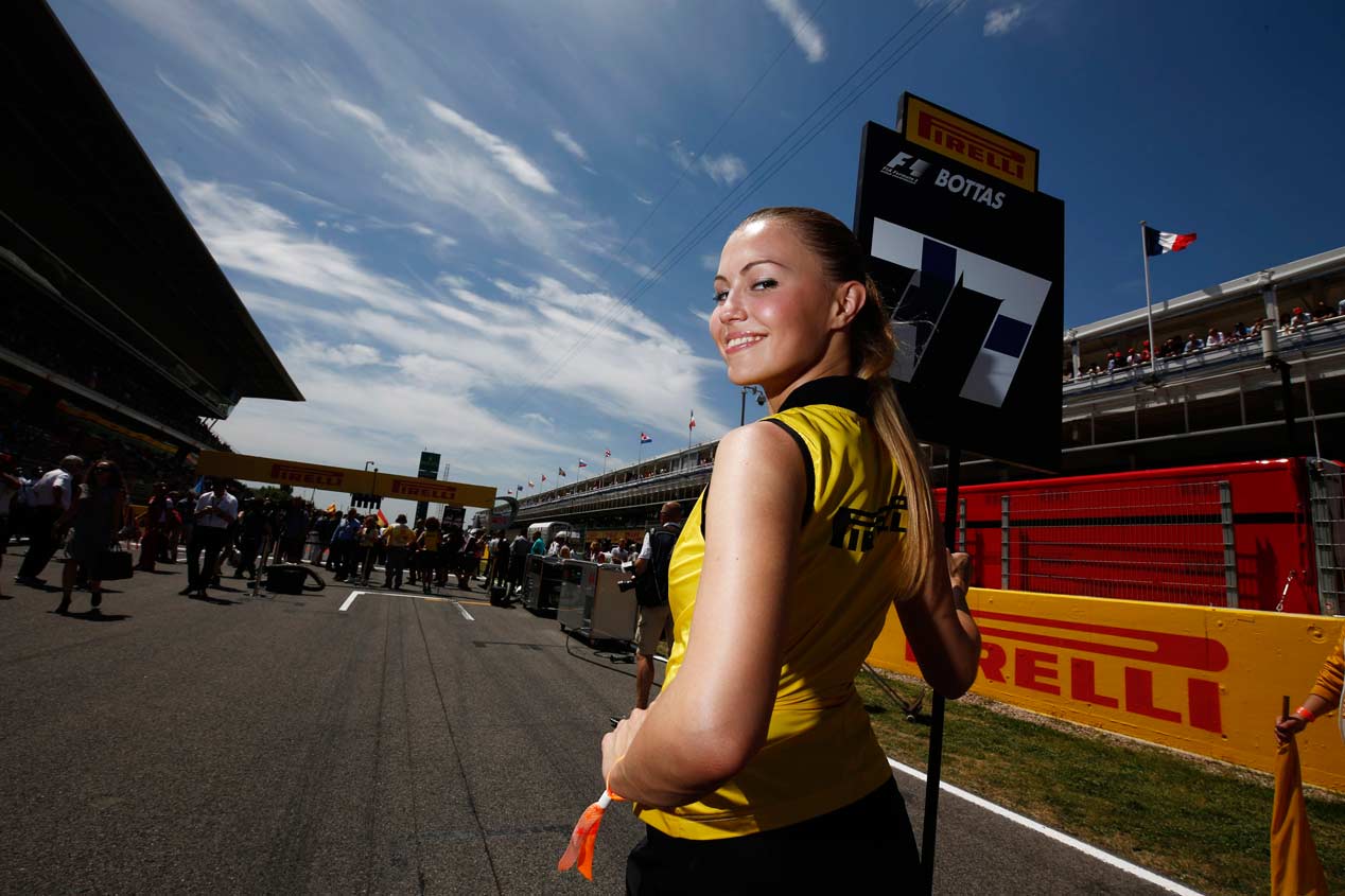 Las chicas del GP de España 2015 de F1