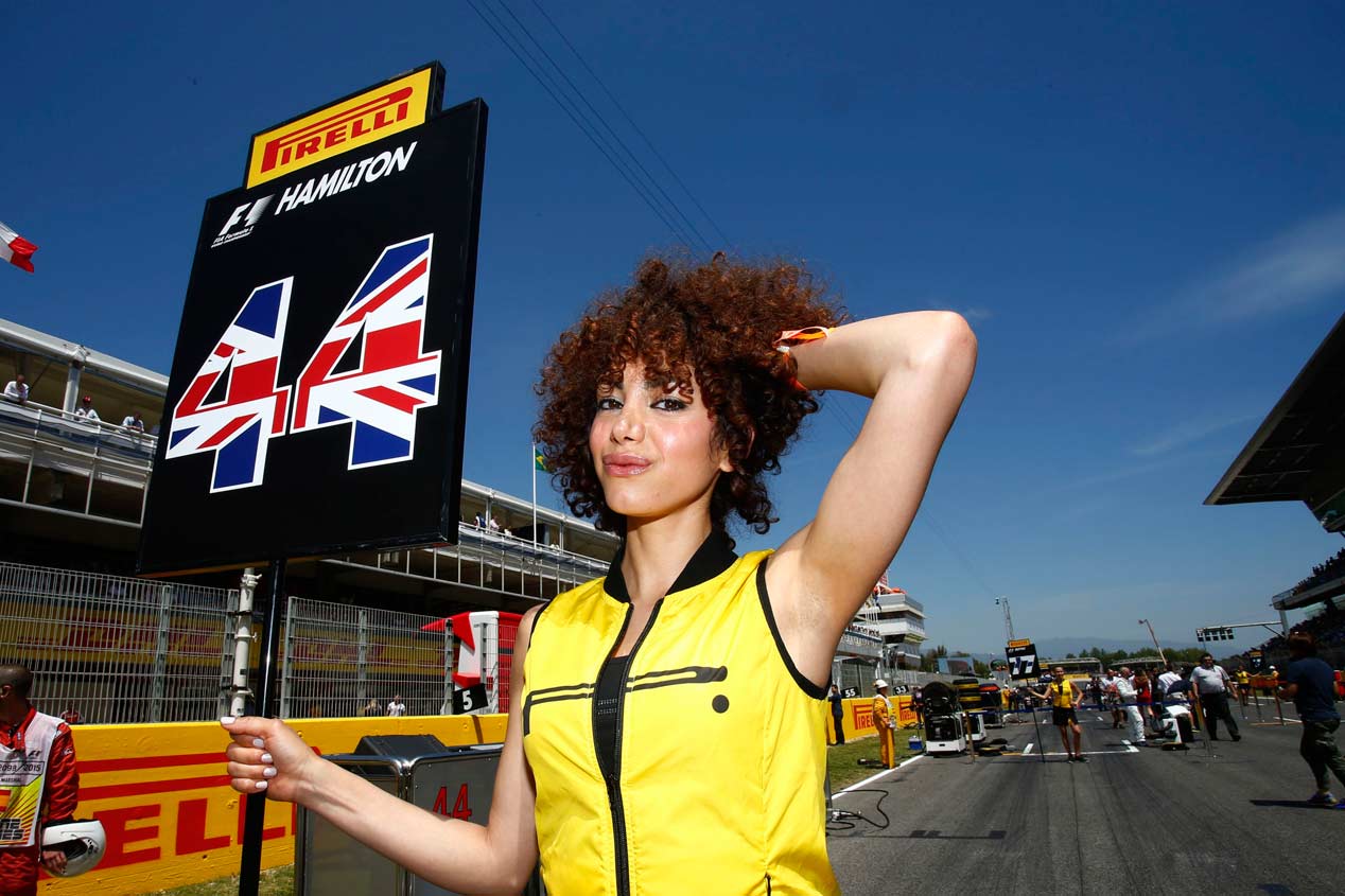 Las chicas del GP de España 2015 de F1