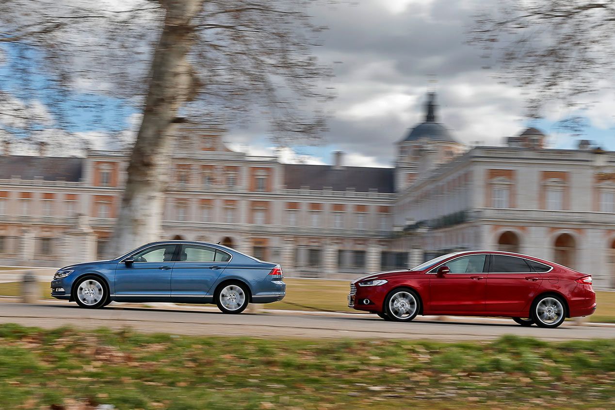Comparativa: Ford Mondeo 2.0 TDCi vs VW Passat 2.0 TDI DSG