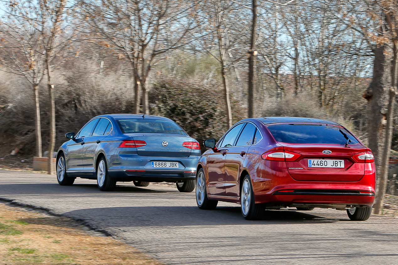 Comparativa: Ford Mondeo 2.0 TDCi vs VW Passat 2.0 TDI DSG