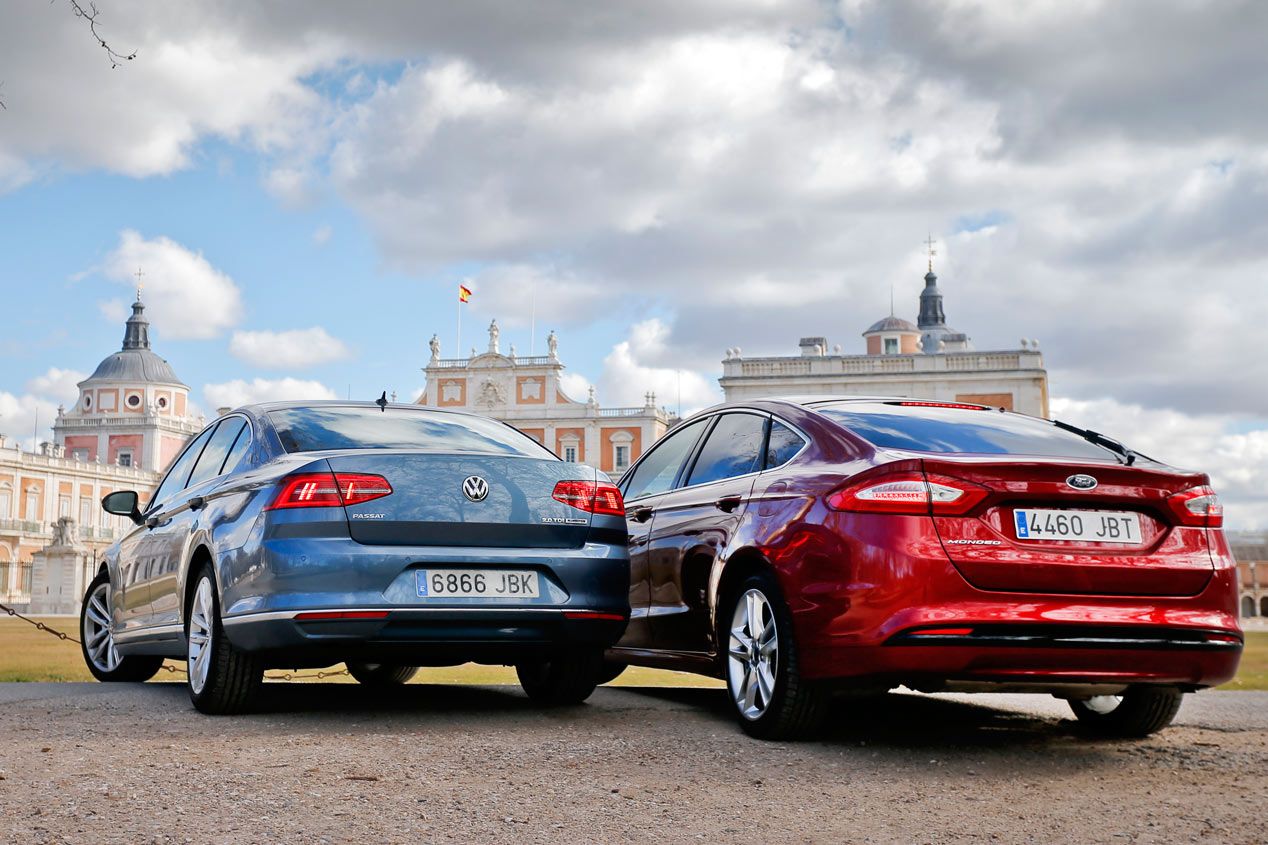 Comparativa: Ford Mondeo 2.0 TDCi vs VW Passat 2.0 TDI DSG