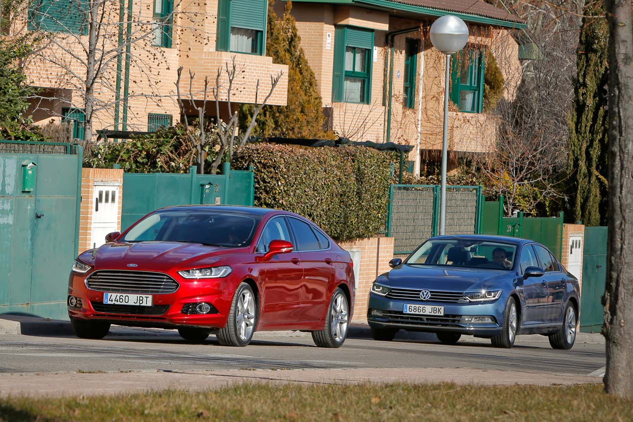 Comparativa: Ford Mondeo 2.0 TDCi vs VW Passat 2.0 TDI DSG