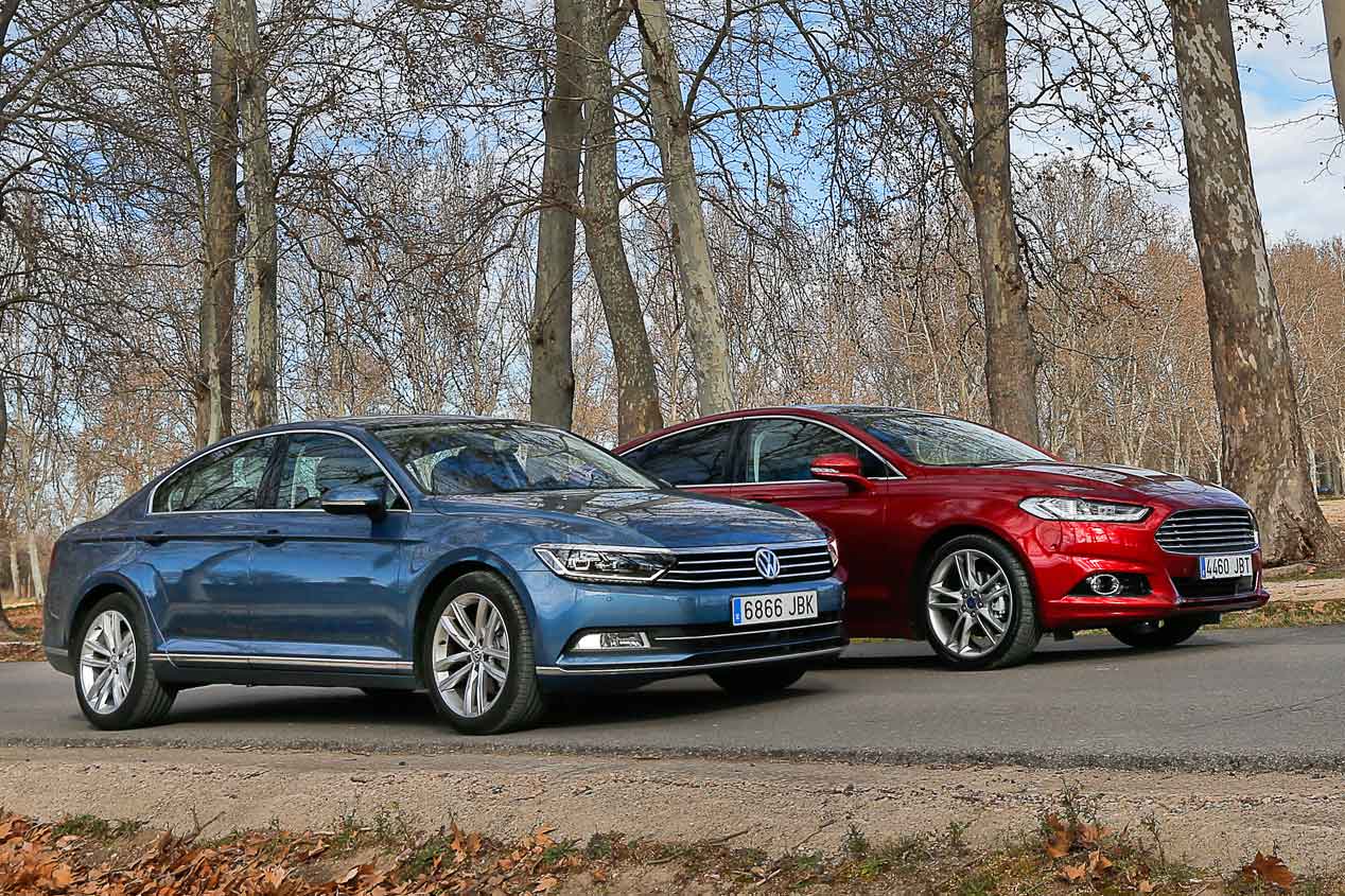 Comparativa: Ford Mondeo 2.0 TDCi vs VW Passat 2.0 TDI DSG